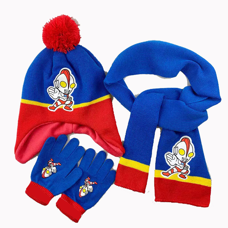 Uus Ämblikmehe laste kootud müts, soojad kindad, Marveli multifilm ja televisioon, mis ümbritsevad sügist ja talve, uus hulgimüük, väliskaubandus