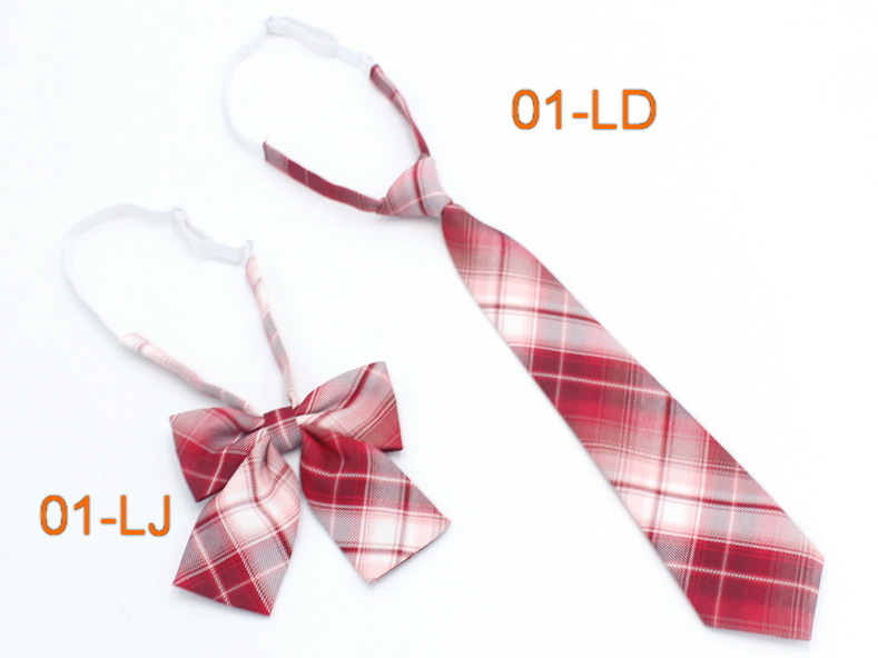 Παπιγιόν με καρό από εργοστασιακό σημείο για κορίτσια, δωρεάν παπιγιόν, ιαπωνικό κολεγιακό στυλ, JK ομοιόμορφο σετ παπιγιόν