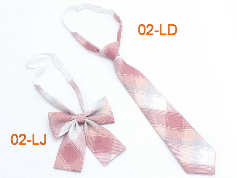 Παπιγιόν με καρό από εργοστασιακό σημείο για κορίτσια, δωρεάν παπιγιόν, ιαπωνικό κολεγιακό στυλ, JK ομοιόμορφο σετ παπιγιόν