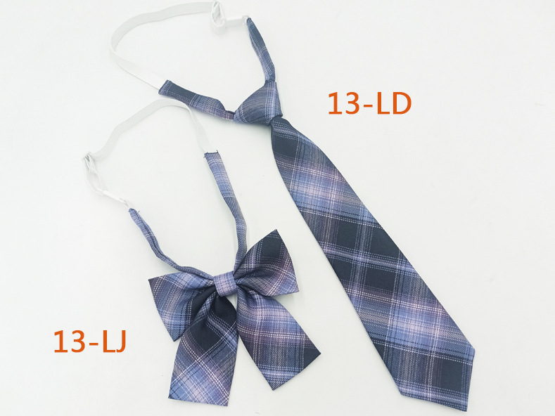 Παπιγιόν με καρό από εργοστασιακό σημείο για κορίτσια, δωρεάν παπιγιόν, ιαπωνικό κολεγιακό στυλ, JK ομοιόμορφο σετ παπιγιόν