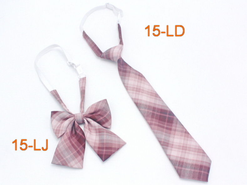 Παπιγιόν με καρό από εργοστασιακό σημείο για κορίτσια, δωρεάν παπιγιόν, ιαπωνικό κολεγιακό στυλ, JK ομοιόμορφο σετ παπιγιόν