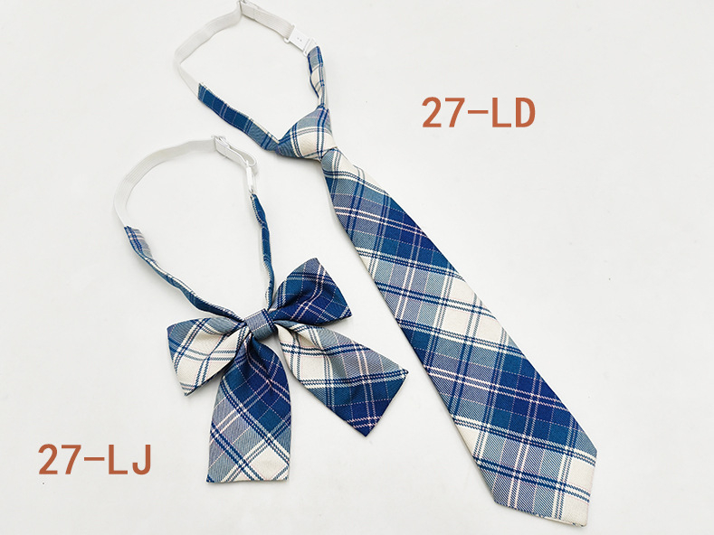 Παπιγιόν με καρό από εργοστασιακό σημείο για κορίτσια, δωρεάν παπιγιόν, ιαπωνικό κολεγιακό στυλ, JK ομοιόμορφο σετ παπιγιόν