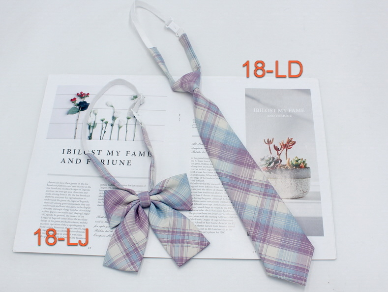 Παπιγιόν με καρό από εργοστασιακό σημείο για κορίτσια, δωρεάν παπιγιόν, ιαπωνικό κολεγιακό στυλ, JK ομοιόμορφο σετ παπιγιόν