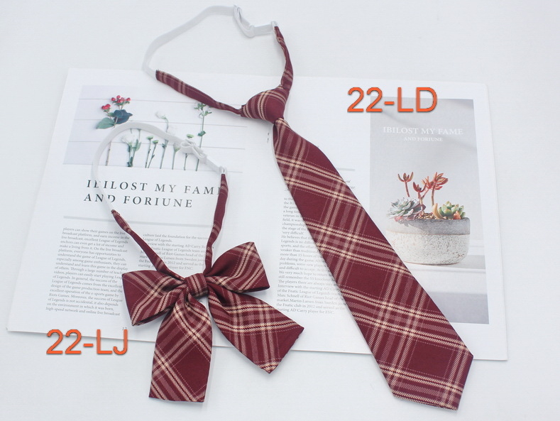 Παπιγιόν με καρό από εργοστασιακό σημείο για κορίτσια, δωρεάν παπιγιόν, ιαπωνικό κολεγιακό στυλ, JK ομοιόμορφο σετ παπιγιόν