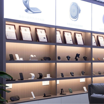 Pārrobežu trīs vienā magnētiskais bezvadu lādētāja galda kronšteins Apple bezvadu uzlādei biznesa dāvanu pielāgošanai