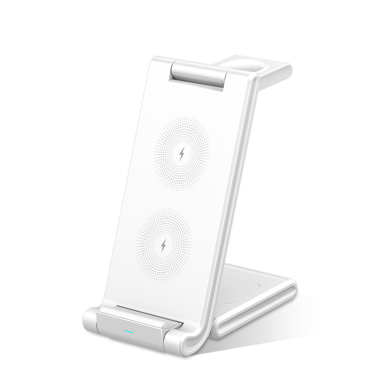 Pārrobežu trīs vienā magnētiskais bezvadu lādētāja galda kronšteins Apple bezvadu uzlādei biznesa dāvanu pielāgošanai