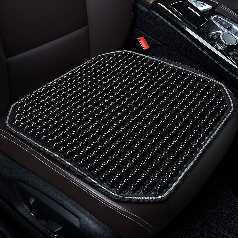 Autoistmepadi suvine uus lahe matt ühes tükis helmestega kolmeosaline komplekt tagumine vöökoht vahtra helmestega matt autoistmepadi