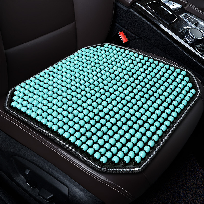 Autoistmepadi suvine uus lahe matt ühes tükis helmestega kolmeosaline komplekt tagumine vöökoht vahtra helmestega matt autoistmepadi