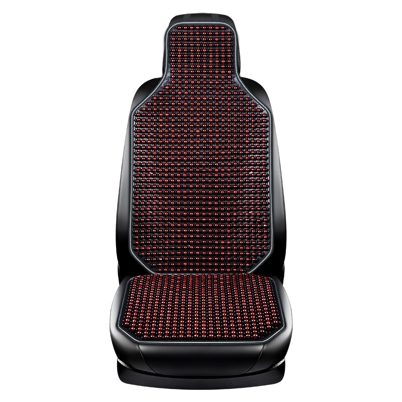 Autoistmepadi suvine uus lahe matt ühes tükis helmestega kolmeosaline komplekt tagumine vöökoht vahtra helmestega matt autoistmepadi