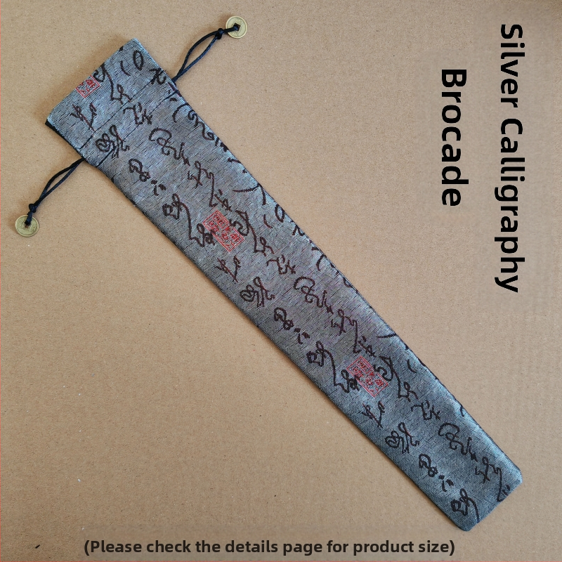 ♡Kokkupandav lehvikkott, lehvikkott, 6/7/8/9,5/10 tolli, linane brokaat, puuvillane kalligraafiline lehvik, kraanakirjaga