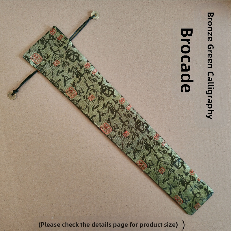 ♡Kokkupandav lehvikkott, lehvikkott, 6/7/8/9,5/10 tolli, linane brokaat, puuvillane kalligraafiline lehvik, kraanakirjaga