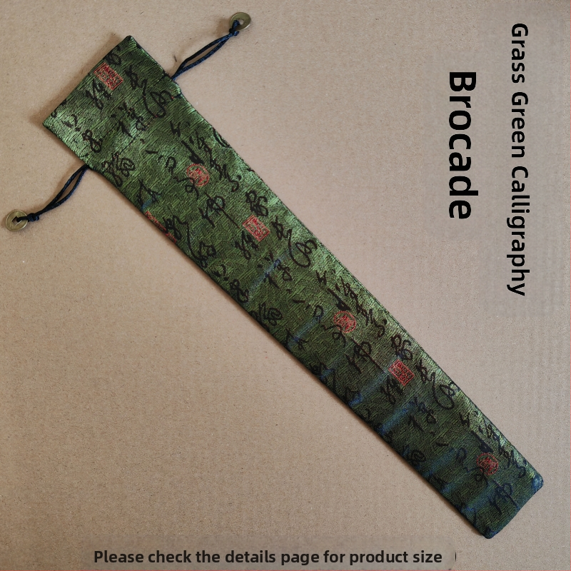 ♡Kokkupandav lehvikkott, lehvikkott, 6/7/8/9,5/10 tolli, linane brokaat, puuvillane kalligraafiline lehvik, kraanakirjaga