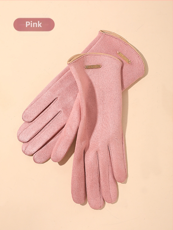 Seemisnahast kindad naistele kevad- ja sügistalvised ratsutamiskindad, puutetundliku ekraaniga, fliisvoodriga, talvised tuulekindlad jalgrattasõidukindad