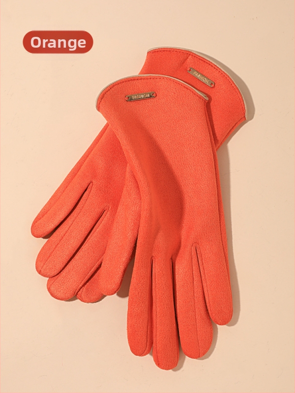 Seemisnahast kindad naistele kevad- ja sügistalvised ratsutamiskindad, puutetundliku ekraaniga, fliisvoodriga, talvised tuulekindlad jalgrattasõidukindad