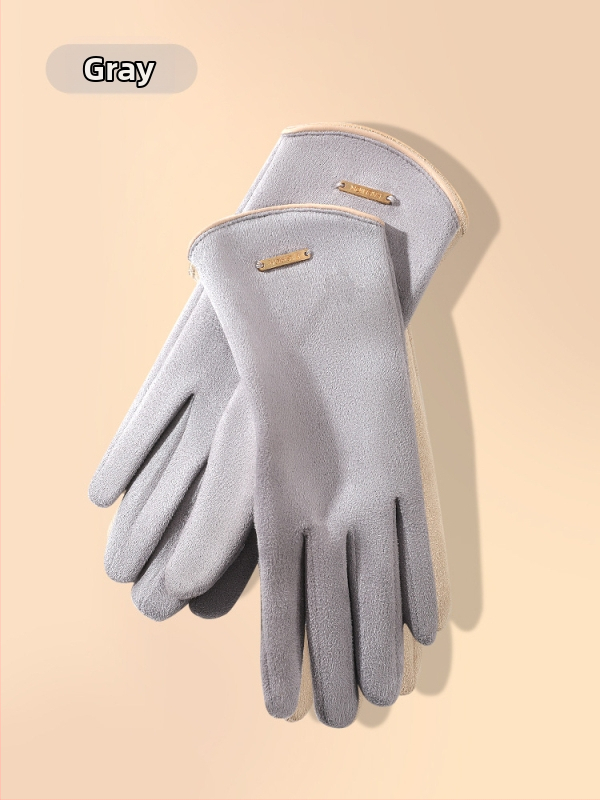 Seemisnahast kindad naistele kevad- ja sügistalvised ratsutamiskindad, puutetundliku ekraaniga, fliisvoodriga, talvised tuulekindlad jalgrattasõidukindad