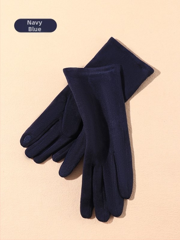 Seemisnahast kindad naistele kevad- ja sügistalvised ratsutamiskindad, puutetundliku ekraaniga, fliisvoodriga, talvised tuulekindlad jalgrattasõidukindad