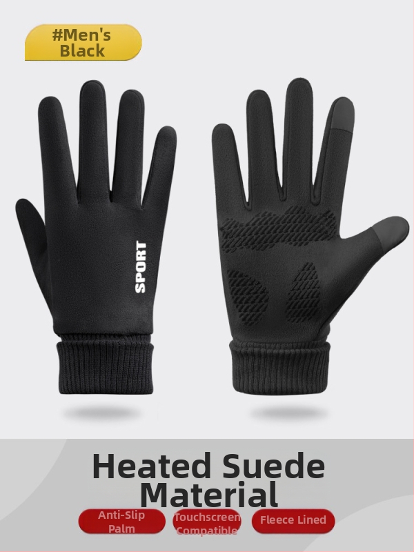 Seemisnahast kindad naistele kevad- ja sügistalvised ratsutamiskindad, puutetundliku ekraaniga, fliisvoodriga, talvised tuulekindlad jalgrattasõidukindad