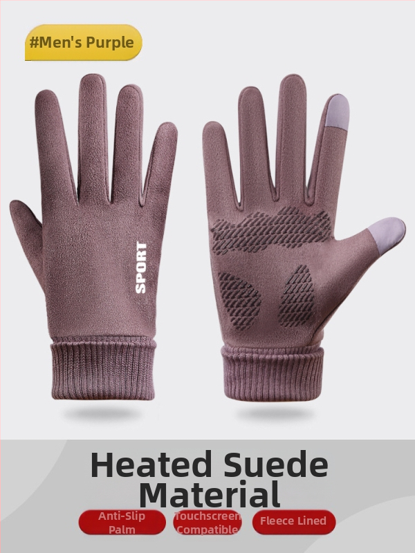 Seemisnahast kindad naistele kevad- ja sügistalvised ratsutamiskindad, puutetundliku ekraaniga, fliisvoodriga, talvised tuulekindlad jalgrattasõidukindad