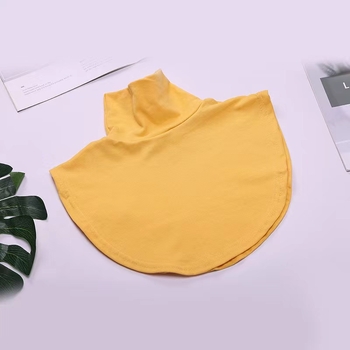 Iekšējais artefakts ar kratīšanas toni Jauns korejiešu stila diegu kokvilnas augsta apkakle Viltus apkakle Vīriešu un sieviešu universāla viltus apkakle Silta kakla rudens un ziemas