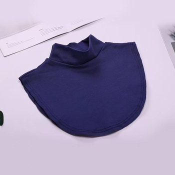 Iekšējais artefakts ar kratīšanas toni Jauns korejiešu stila diegu kokvilnas augsta apkakle Viltus apkakle Vīriešu un sieviešu universāla viltus apkakle Silta kakla rudens un ziemas