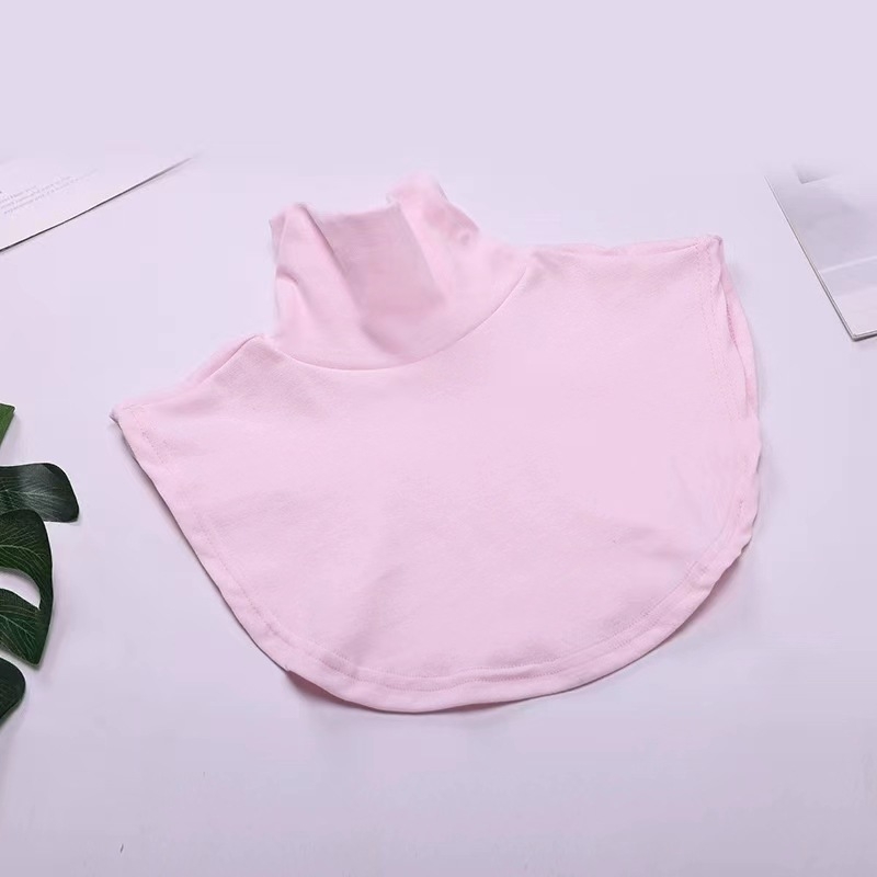 Iekšējais artefakts ar kratīšanas toni Jauns korejiešu stila diegu kokvilnas augsta apkakle Viltus apkakle Vīriešu un sieviešu universāla viltus apkakle Silta kakla rudens un ziemas