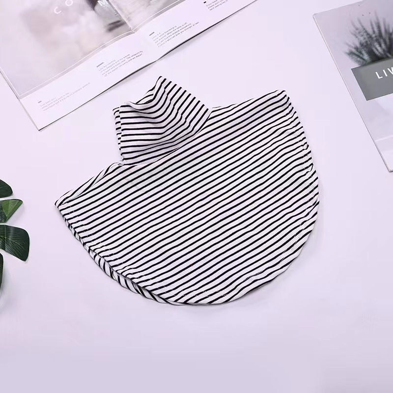 Iekšējais artefakts ar kratīšanas toni Jauns korejiešu stila diegu kokvilnas augsta apkakle Viltus apkakle Vīriešu un sieviešu universāla viltus apkakle Silta kakla rudens un ziemas