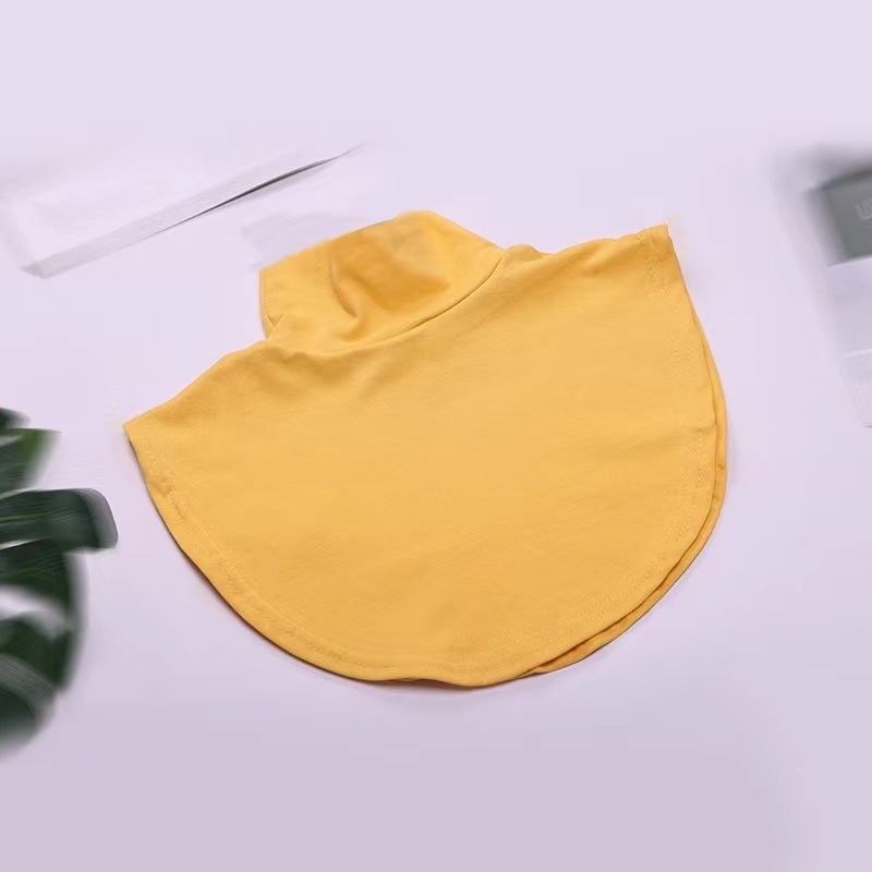 Iekšējais artefakts ar kratīšanas toni Jauns korejiešu stila diegu kokvilnas augsta apkakle Viltus apkakle Vīriešu un sieviešu universāla viltus apkakle Silta kakla rudens un ziemas