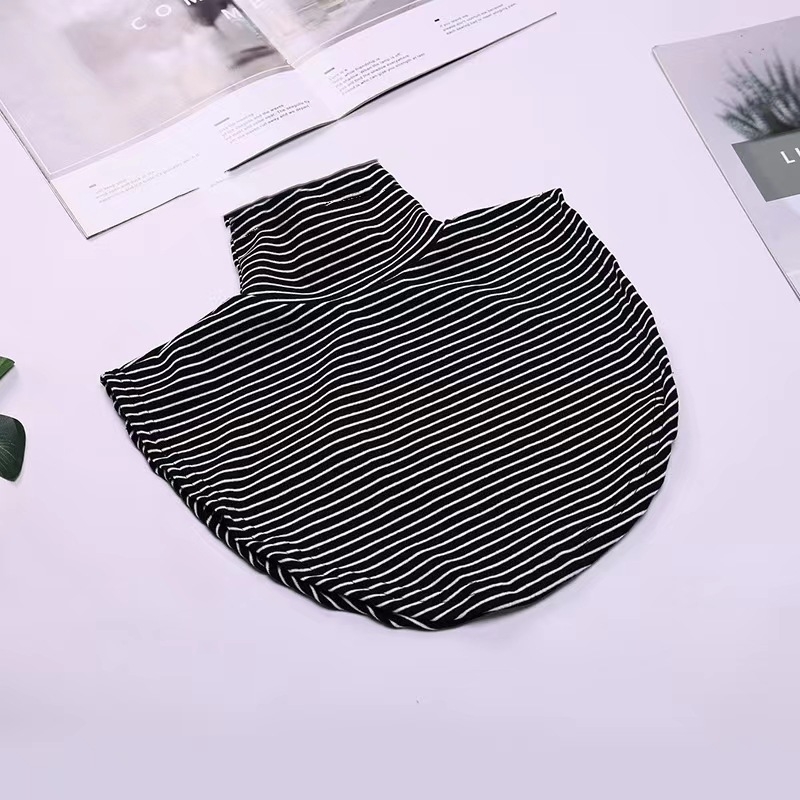 Iekšējais artefakts ar kratīšanas toni Jauns korejiešu stila diegu kokvilnas augsta apkakle Viltus apkakle Vīriešu un sieviešu universāla viltus apkakle Silta kakla rudens un ziemas