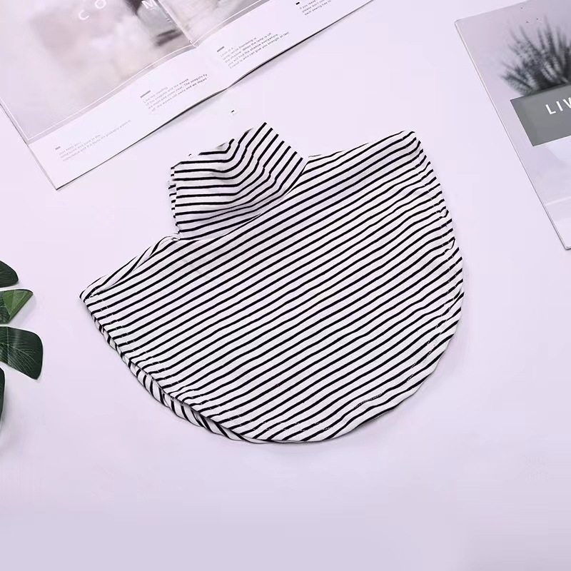 Iekšējais artefakts ar kratīšanas toni Jauns korejiešu stila diegu kokvilnas augsta apkakle Viltus apkakle Vīriešu un sieviešu universāla viltus apkakle Silta kakla rudens un ziemas