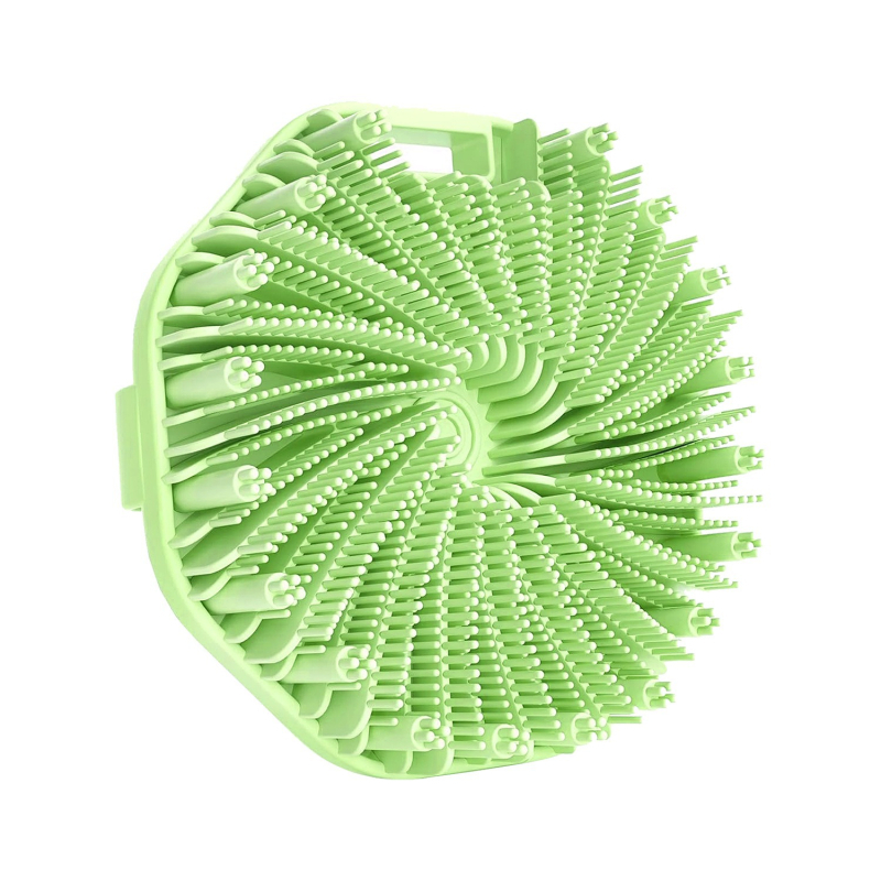 Piiriülene silikoonist pika varrega vannihari puhastus- ja massaaži jaoks, laisk vannihari, selja artefakt, vannitoa kahepoolne vannihari, hulgimüük