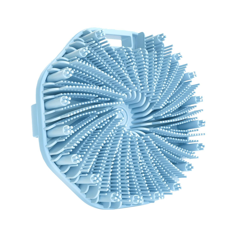 Piiriülene silikoonist pika varrega vannihari puhastus- ja massaaži jaoks, laisk vannihari, selja artefakt, vannitoa kahepoolne vannihari, hulgimüük