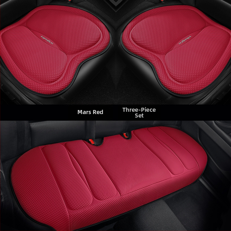 Suvine kosmosekihiline autopadi, ventileeritav ja hingav, lahe, kolmeosaline komplekt, loominguline autokaunistus, autotarbed