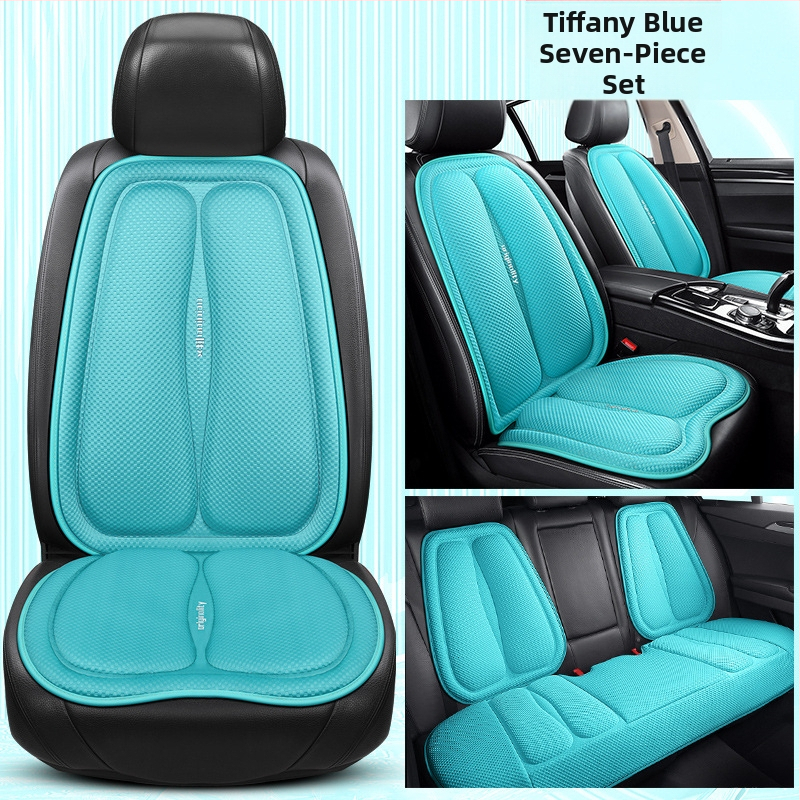 Suvine kosmosekihiline autopadi, ventileeritav ja hingav, lahe, kolmeosaline komplekt, loominguline autokaunistus, autotarbed