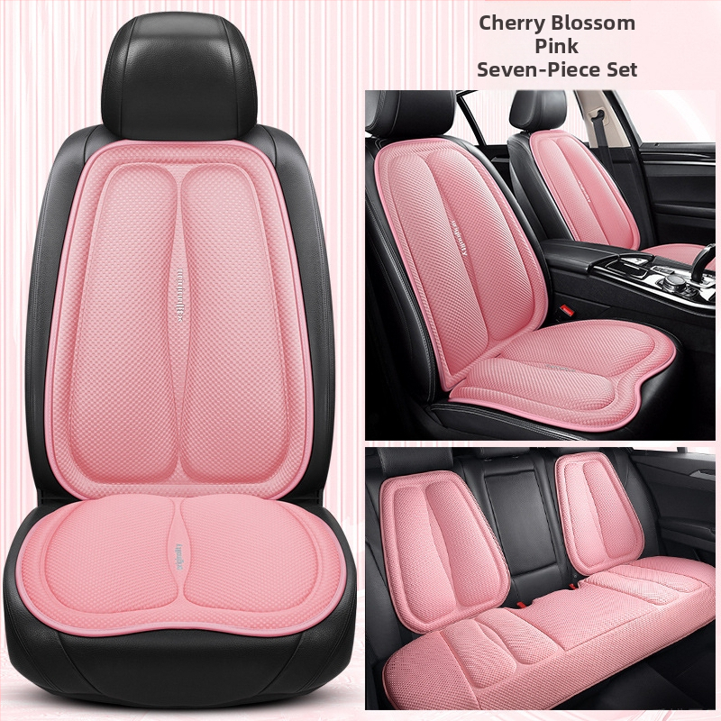 Suvine kosmosekihiline autopadi, ventileeritav ja hingav, lahe, kolmeosaline komplekt, loominguline autokaunistus, autotarbed