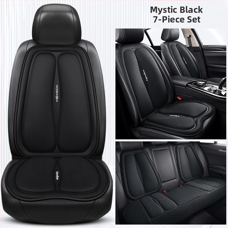 Suvine kosmosekihiline autopadi, ventileeritav ja hingav, lahe, kolmeosaline komplekt, loominguline autokaunistus, autotarbed