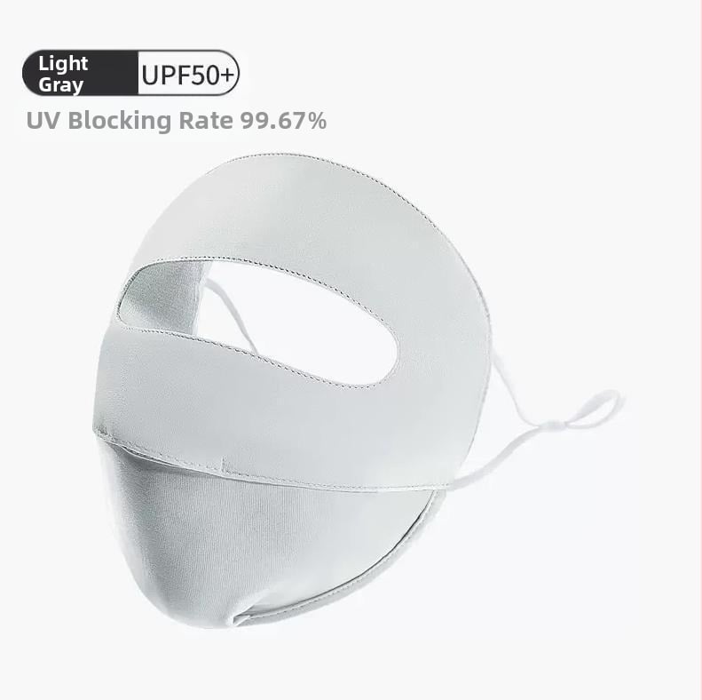 Täisnäo päikesekaitsekreem suvine UV-kaitsega naiste näole Gini päikesevari müts integreeritud kaelakaitse jääsiidist hingav mask