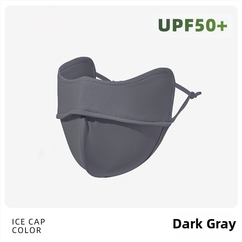 Täisnäo päikesekaitsekreem suvine UV-kaitsega naiste näole Gini päikesevari müts integreeritud kaelakaitse jääsiidist hingav mask