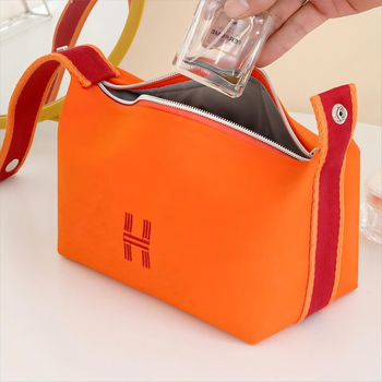 Kohandatud logoga lõuendikosmeetikakott, moodne õlakott, uhke ja suure mahutavusega reisitarvete kott