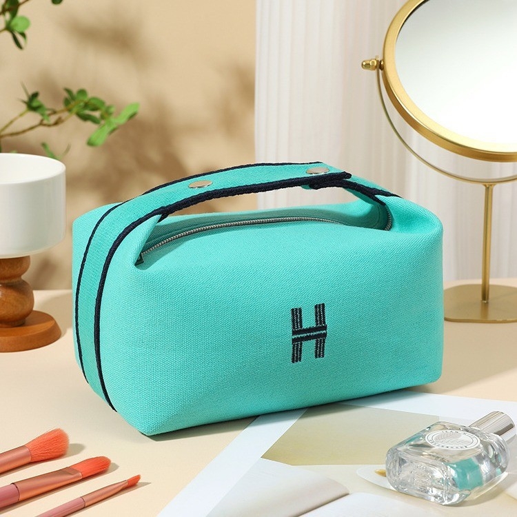 Kohandatud logoga lõuendikosmeetikakott, moodne õlakott, uhke ja suure mahutavusega reisitarvete kott