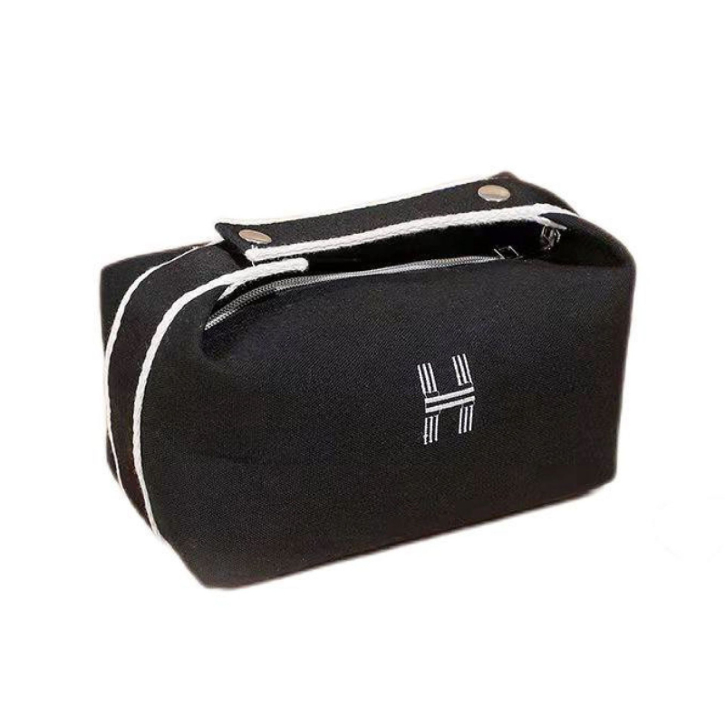 Kohandatud logoga lõuendikosmeetikakott, moodne õlakott, uhke ja suure mahutavusega reisitarvete kott