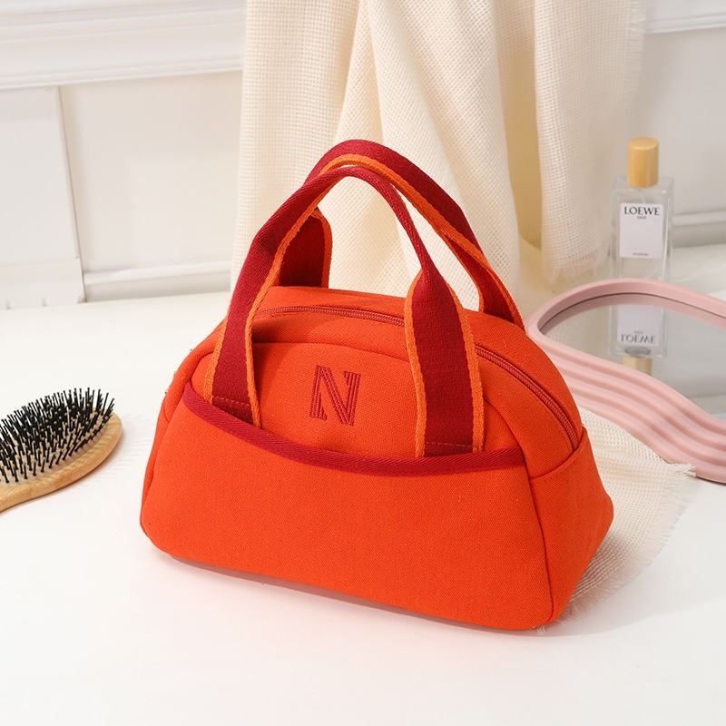 Kohandatud logoga lõuendikosmeetikakott, moodne õlakott, uhke ja suure mahutavusega reisitarvete kott