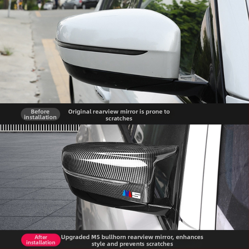 Xue Ying Подходящ корпус за огледало за обратно виждане за серия 3, серия 5, серия 530 модификация 35, серия 1, X1, X3, X5, X7, декорация