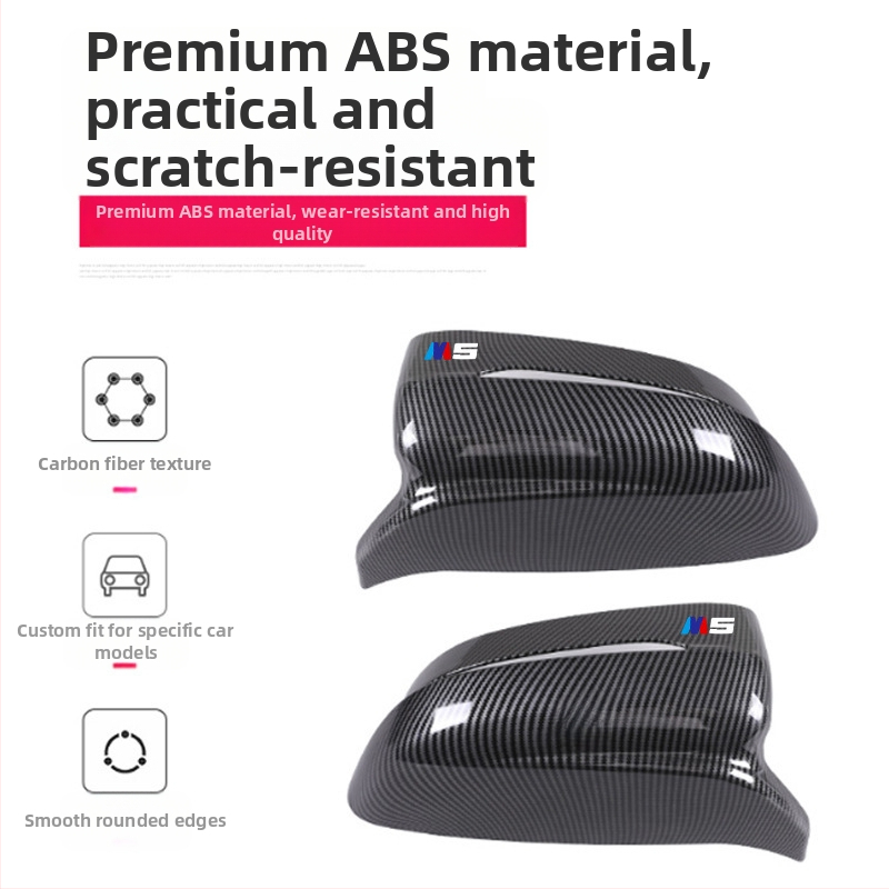 Xue Ying Подходящ корпус за огледало за обратно виждане за серия 3, серия 5, серия 530 модификация 35, серия 1, X1, X3, X5, X7, декорация