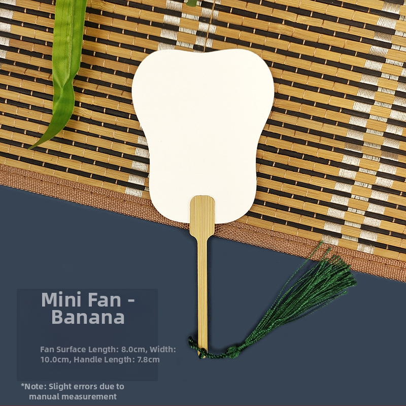 Pleegitusvärvi tühi spetsiaalne antiikne Xuani paberist lehvik, kalligraafiamaal, käsitsi valmistatud isetegemise värvilehtri materjalist paksendatud lehvik