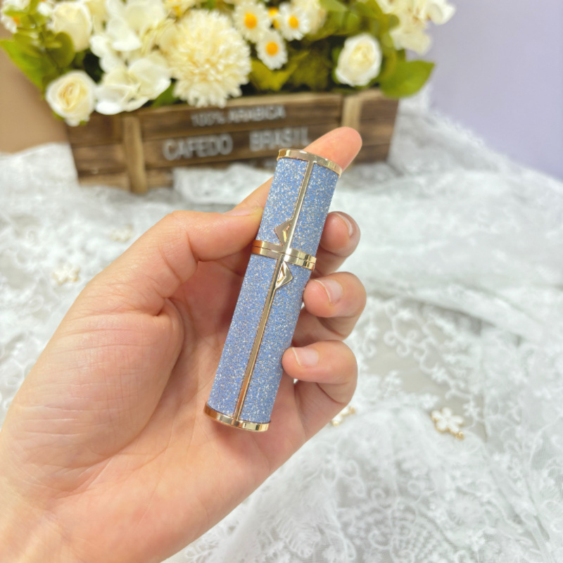 Tipptasemel kaasaskantav miniparfüümipudel, korduvtäidetav parfüümipudel, väike tühi pudel põhjaga, isepumpav pihustuspudel laos