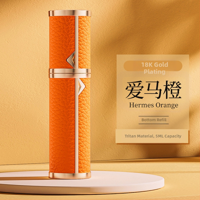 Tipptasemel kaasaskantav miniparfüümipudel, korduvtäidetav parfüümipudel, väike tühi pudel põhjaga, isepumpav pihustuspudel laos