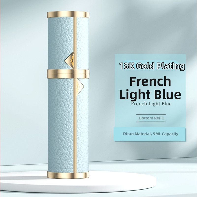 Tipptasemel kaasaskantav miniparfüümipudel, korduvtäidetav parfüümipudel, väike tühi pudel põhjaga, isepumpav pihustuspudel laos