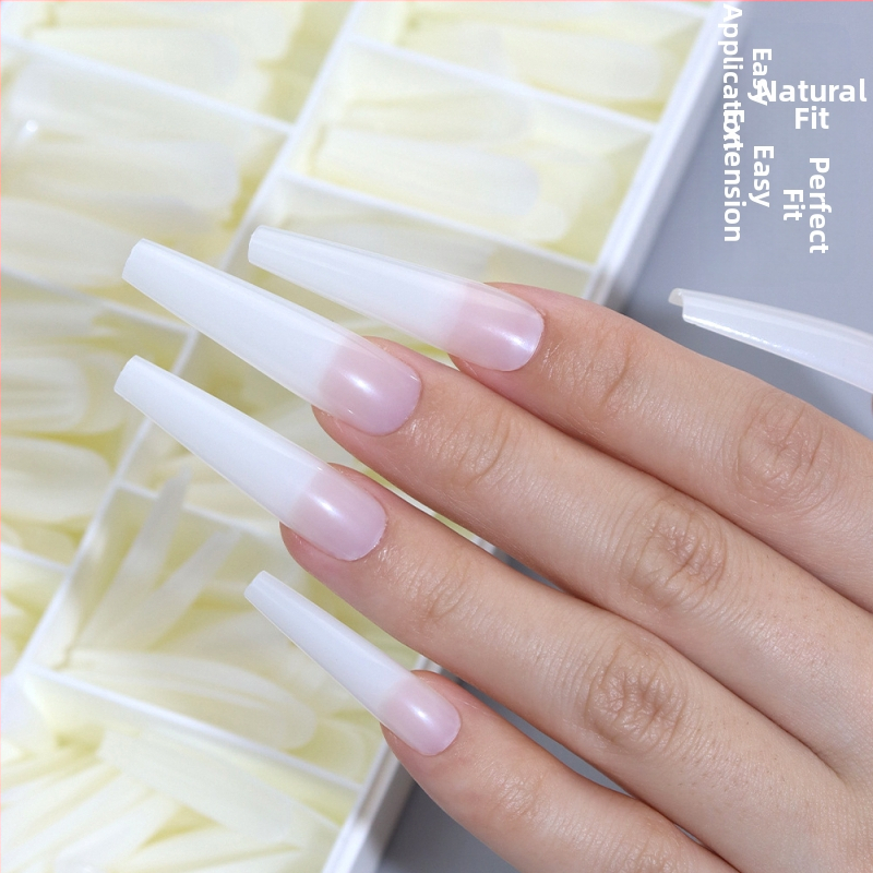 Nové francúzske nechty, cezhraničné polovičné nálepky, celé nálepky, umelé nechty, nechtová záplata, necht s predĺženým nosením