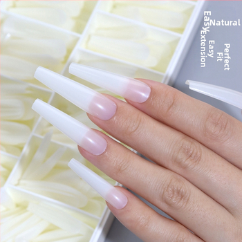 Uus prantsuse küüneplaat, piiriülesed poolkleebised, täiskleebised, kunstküüne plaaster, pikendatud küüneplaat