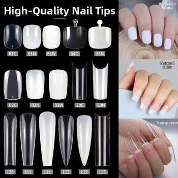 Uus prantsuse küüneplaat, piiriülesed poolkleebised, täiskleebised, kunstküüne plaaster, pikendatud küüneplaat